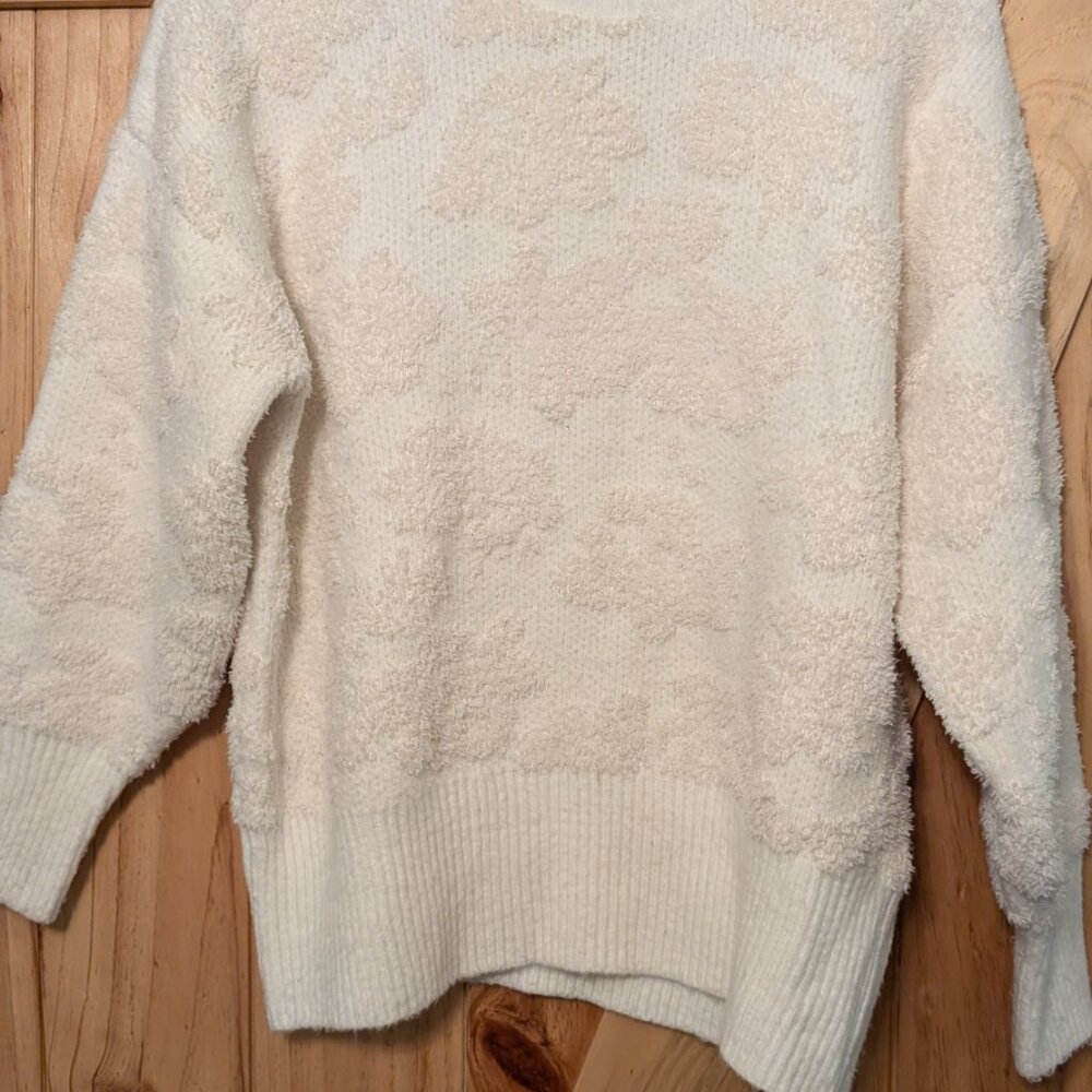 RD Style Cream Textured Sweater | Size S/P